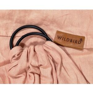 WildBird Blush Linen Ring Sling 74" Black Rings RARE EUC